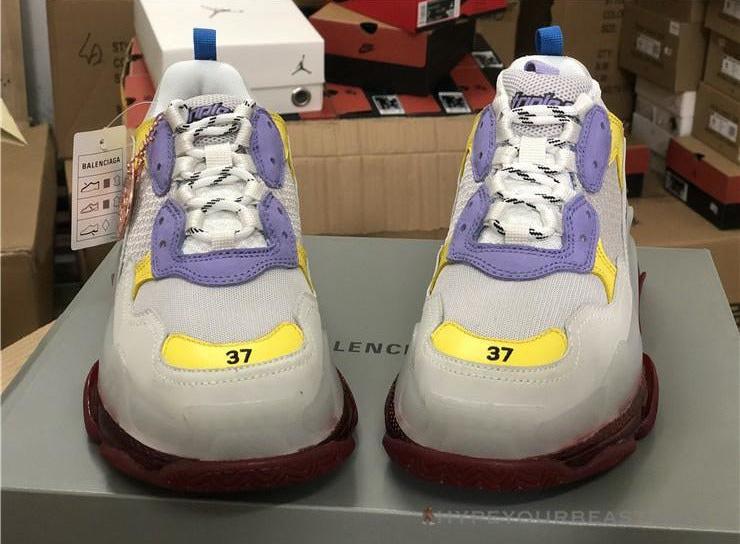 BCG Triple S Purple Yellow