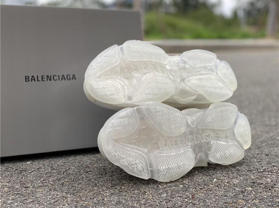 BCG Triple S White / Clear Sole