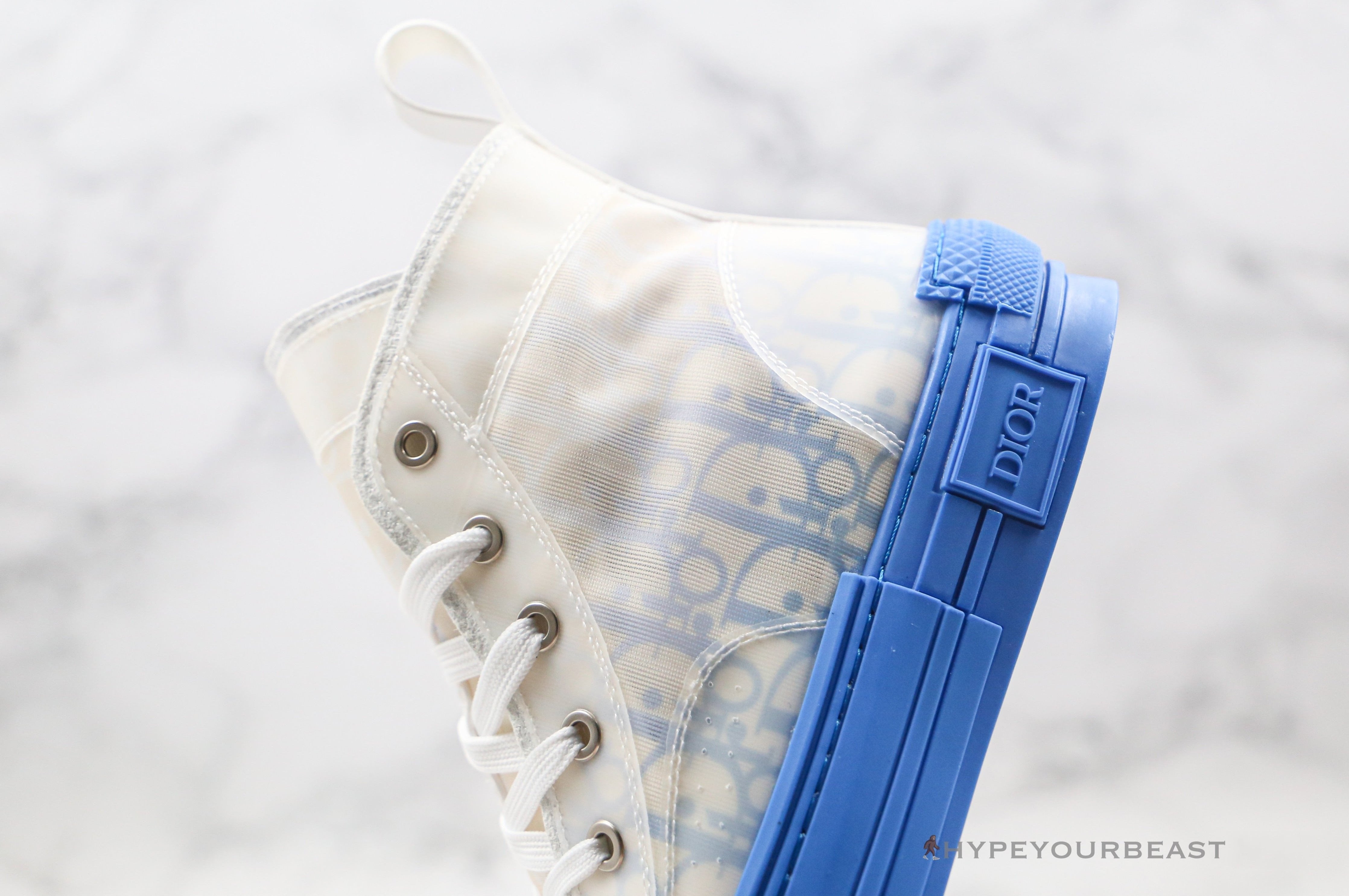 Dior High Top Gradient Blue