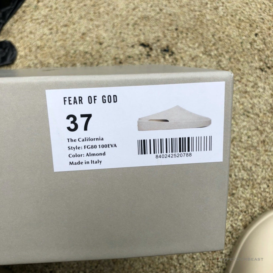 Fear of God 7th The California Slides Almond