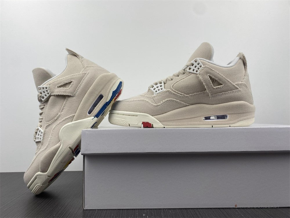 Air Jordan 4 'White Canvas'