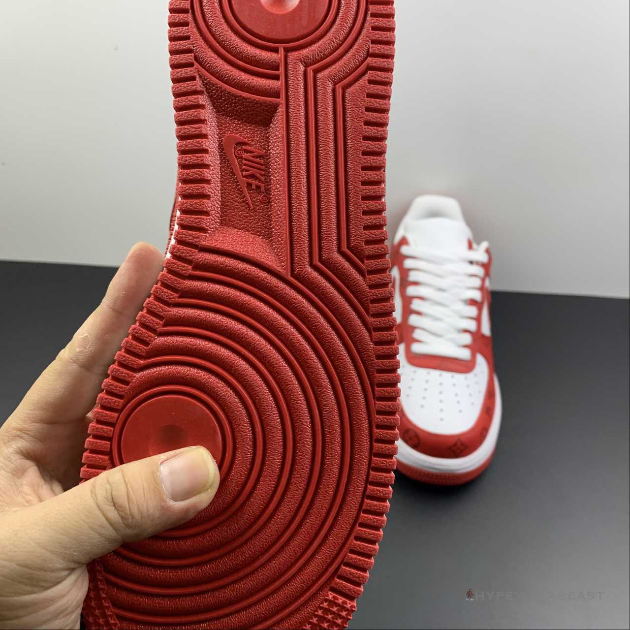 Nike Air Force 1 Low 'LV Monogram Red Off-White'
