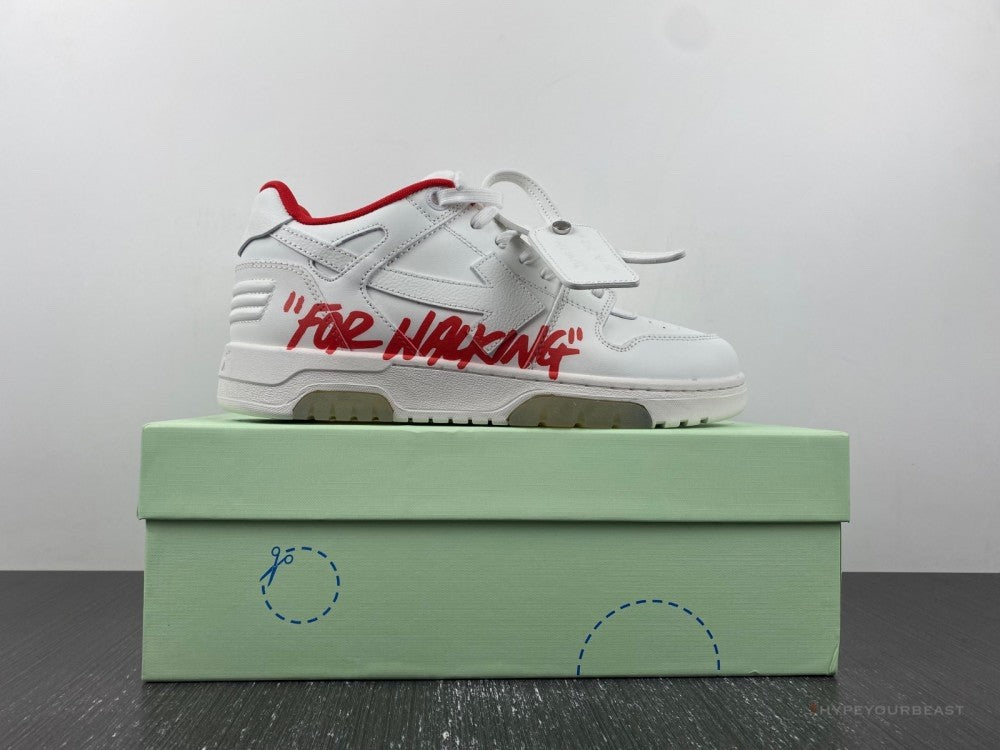 Off-White Out Of Office Low Red Sneakers