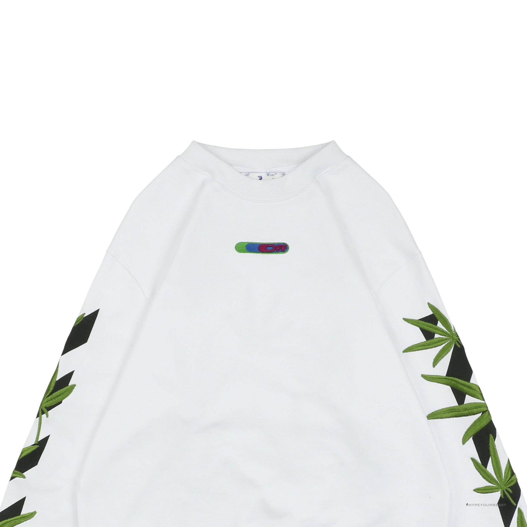 Off White S22 White Sweater Leaf