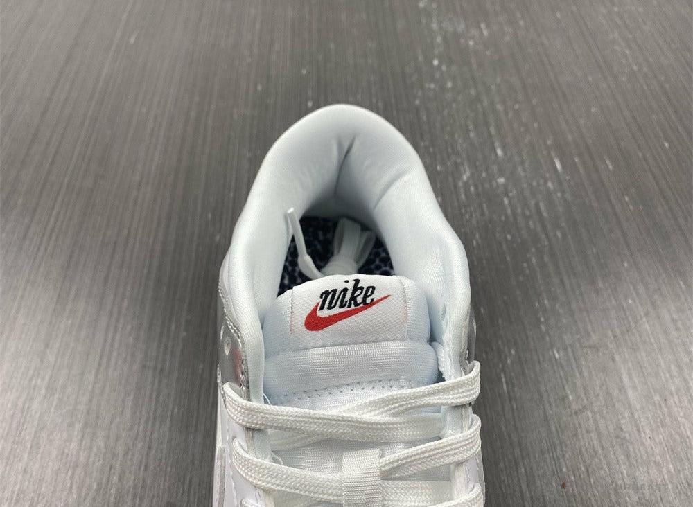 Nike Dunk Low Silver Gold Metallic