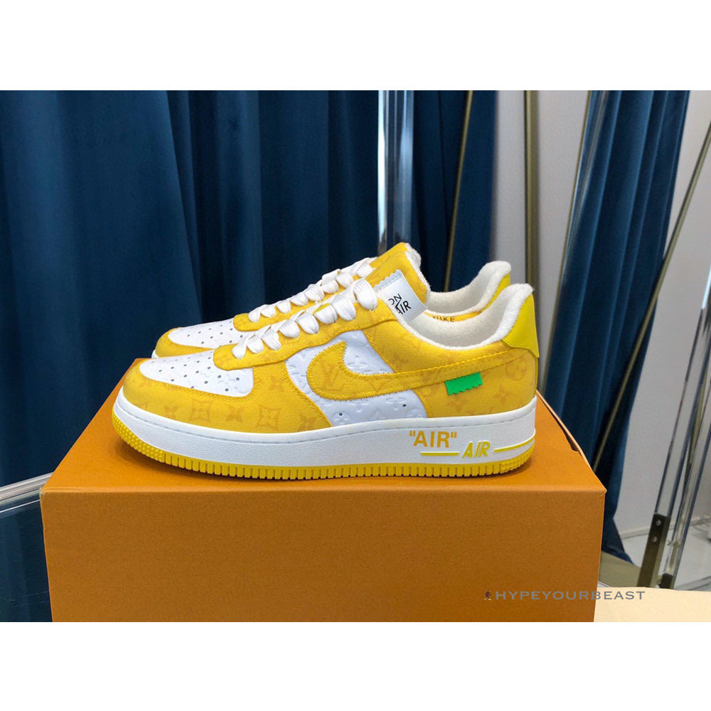 Off White X Nike Air Force 1 Yellow