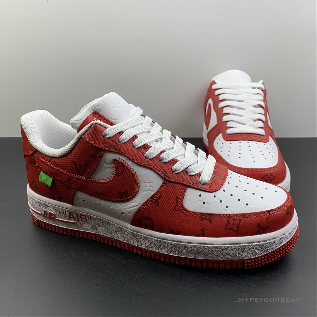 Nike Air Force 1 Low 'LV Monogram Red Off-White'