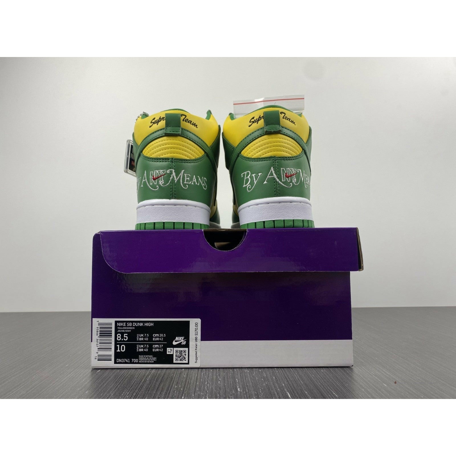 Nike SB Dunk High Supreme 'By Any Means Brazil'