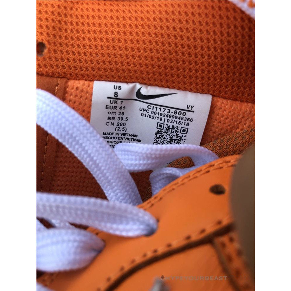 Off White X Nike Air Force 1 Low "Orange"