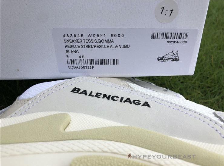 BCG Triple S Sneakers Cream / White