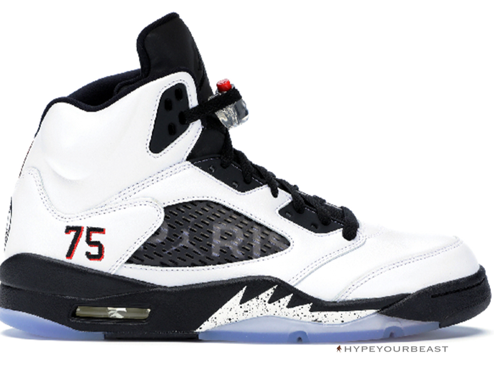 Jordan 5 Retro Paris Saint-Germain White