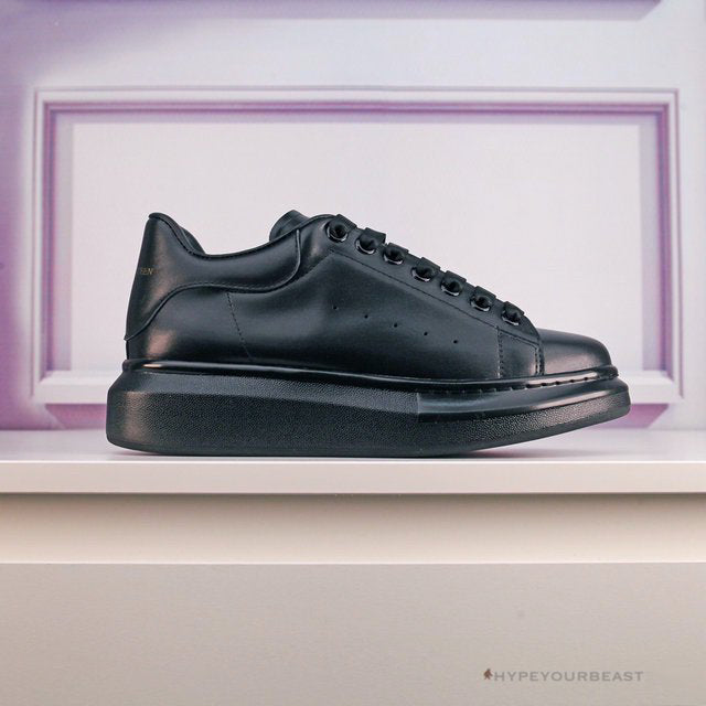 Alexander McQueen Black on Black Lace Up Sneaker