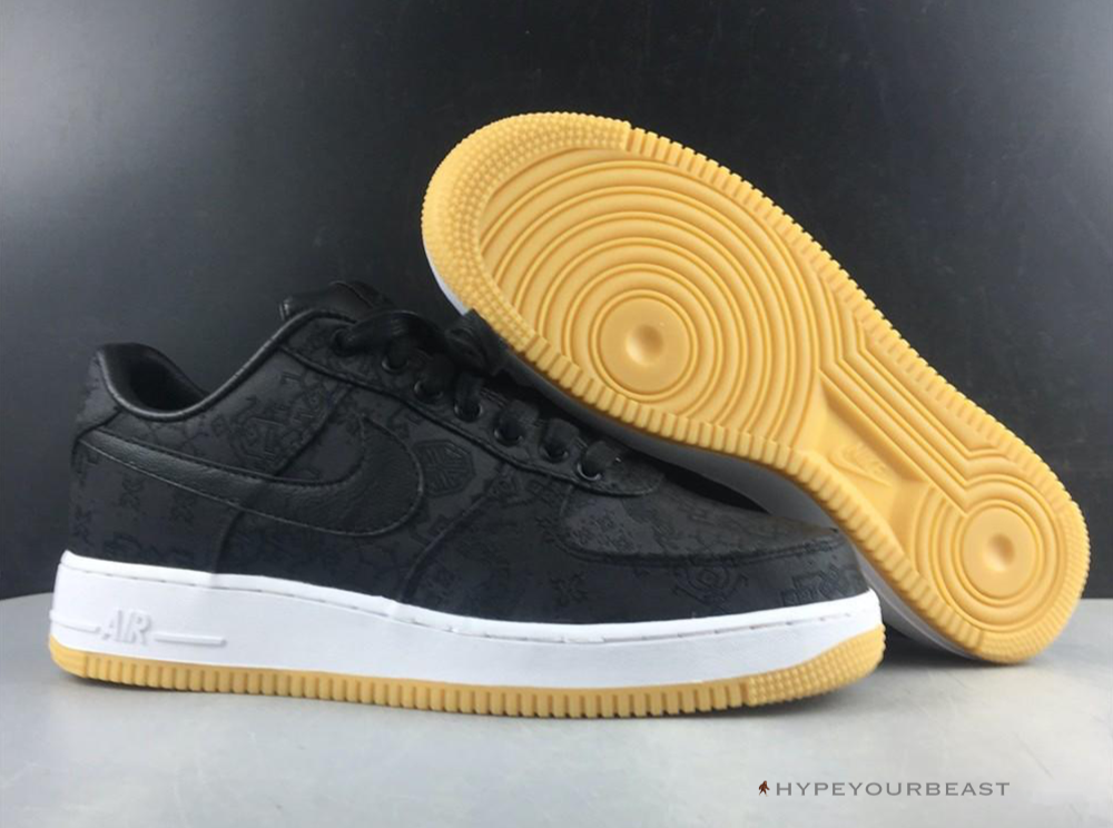 Nike Air Force 1 X Clot "Black Silk"