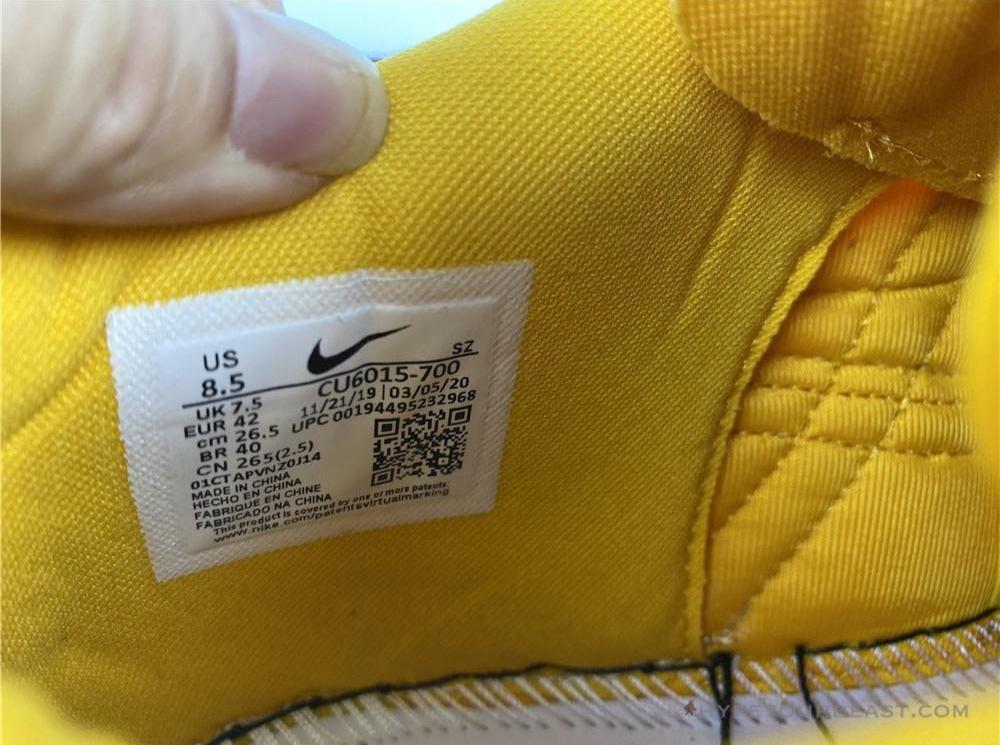 Nike AIr Rubber Dunk Off White 'University Gold'