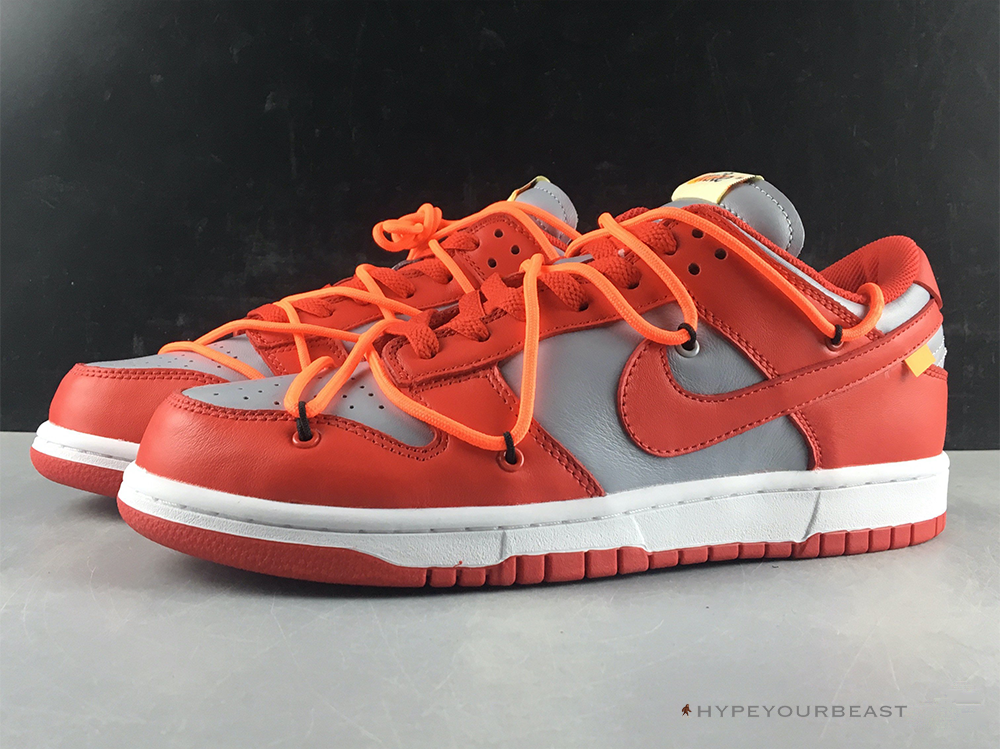 Nike Off-White X Dunk Low 'University Red'