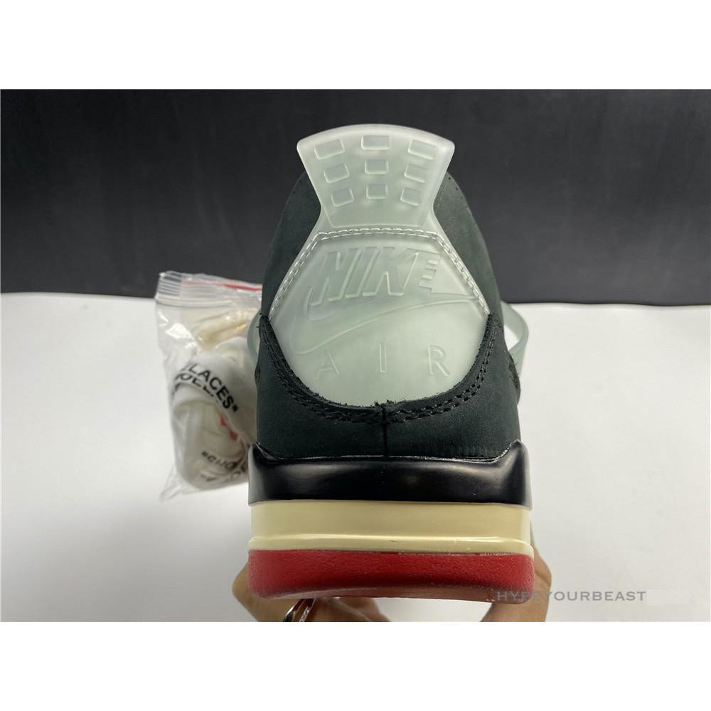 Off White X Air Jordan 4 'Bred'