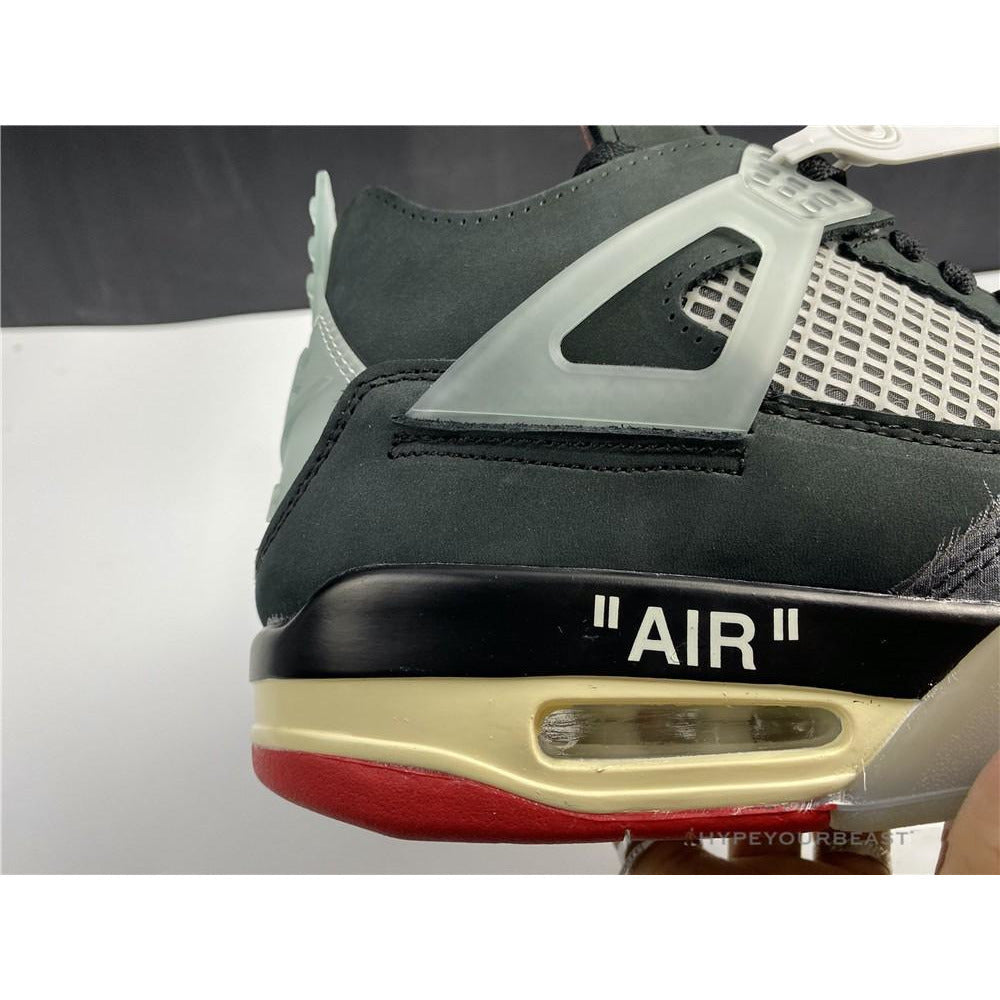 Off White X Air Jordan 4 'Bred'