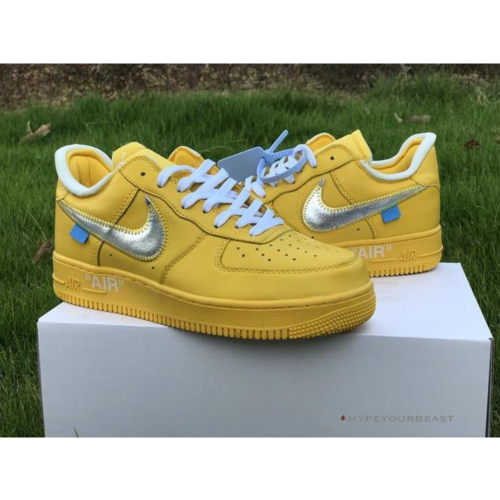 Off White X Nike Air Force 1 Low "Yellow"