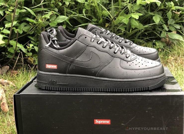 Nike Air Force 1 Low Supreme Black