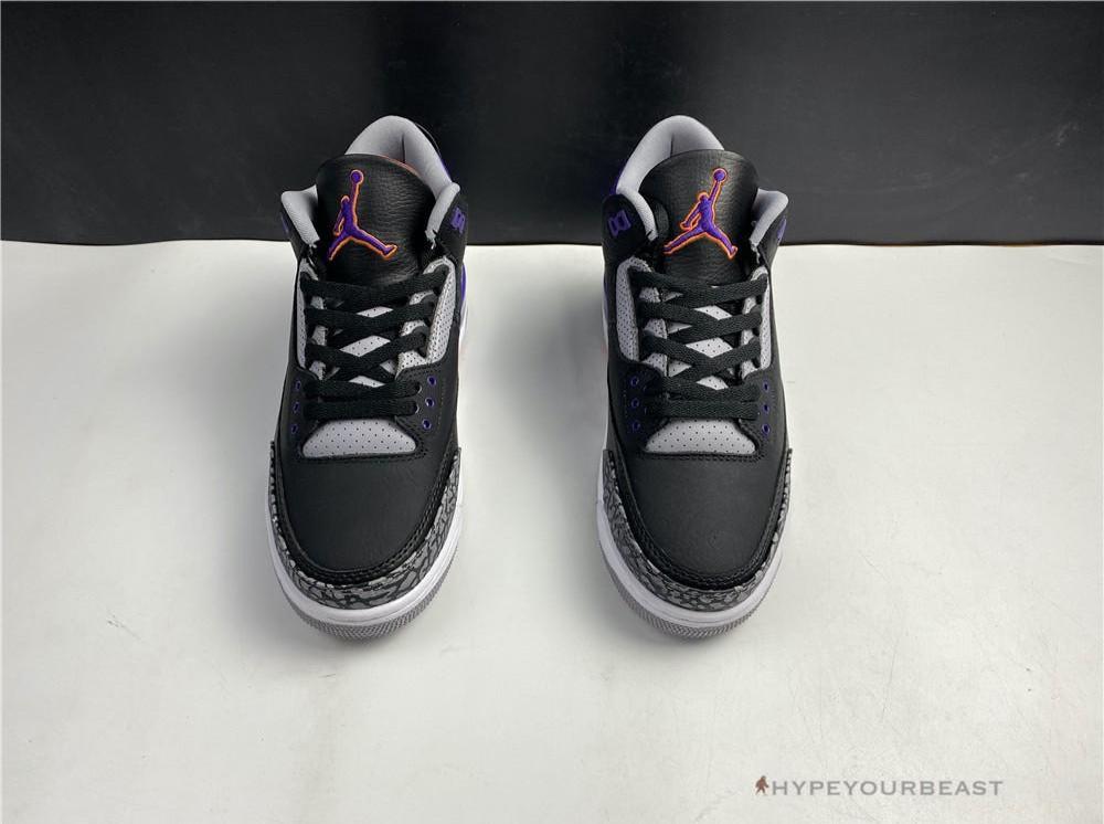Air Jordan 3 'Court Purple Black Cement'