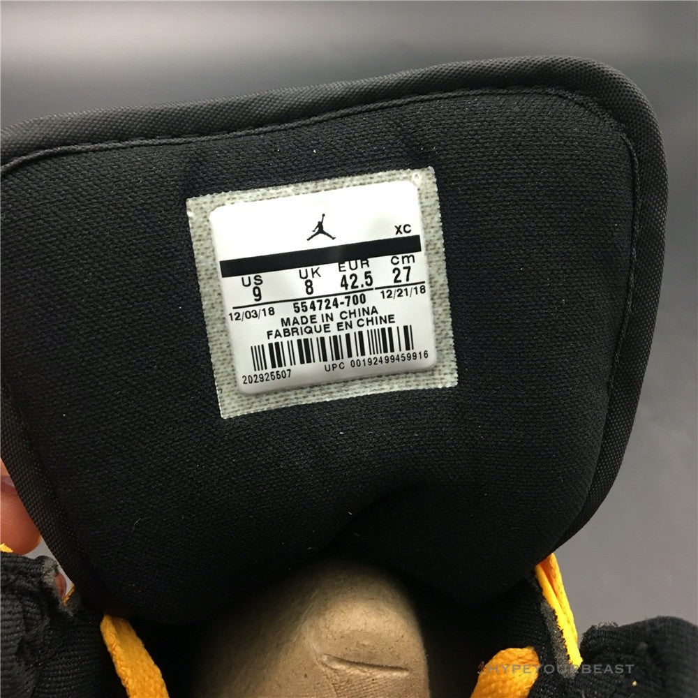 Air Jordan 1 Mid Taxi Yellow