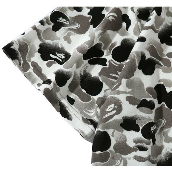 BAPE Chinese Style Ink 10th Anniversary Camouflage Tee Shirt 'Green & White'
