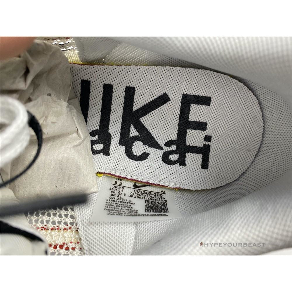 Sacai X Nike Pegasus Vaporfly White / Red