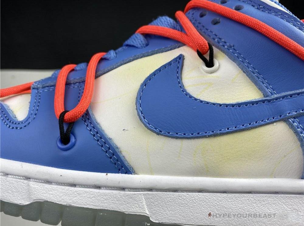 Futura X Off-White X Nike Dunk Low Blue