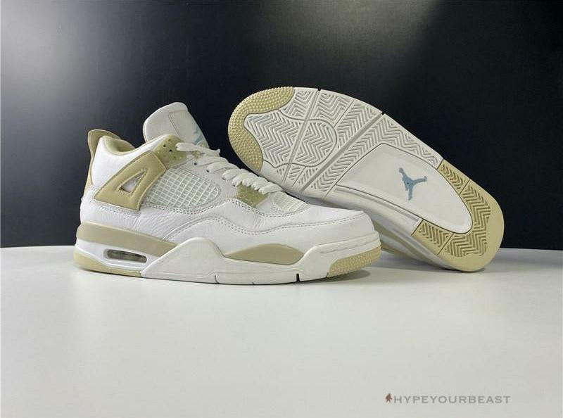 Air Jordan 4 White Gold