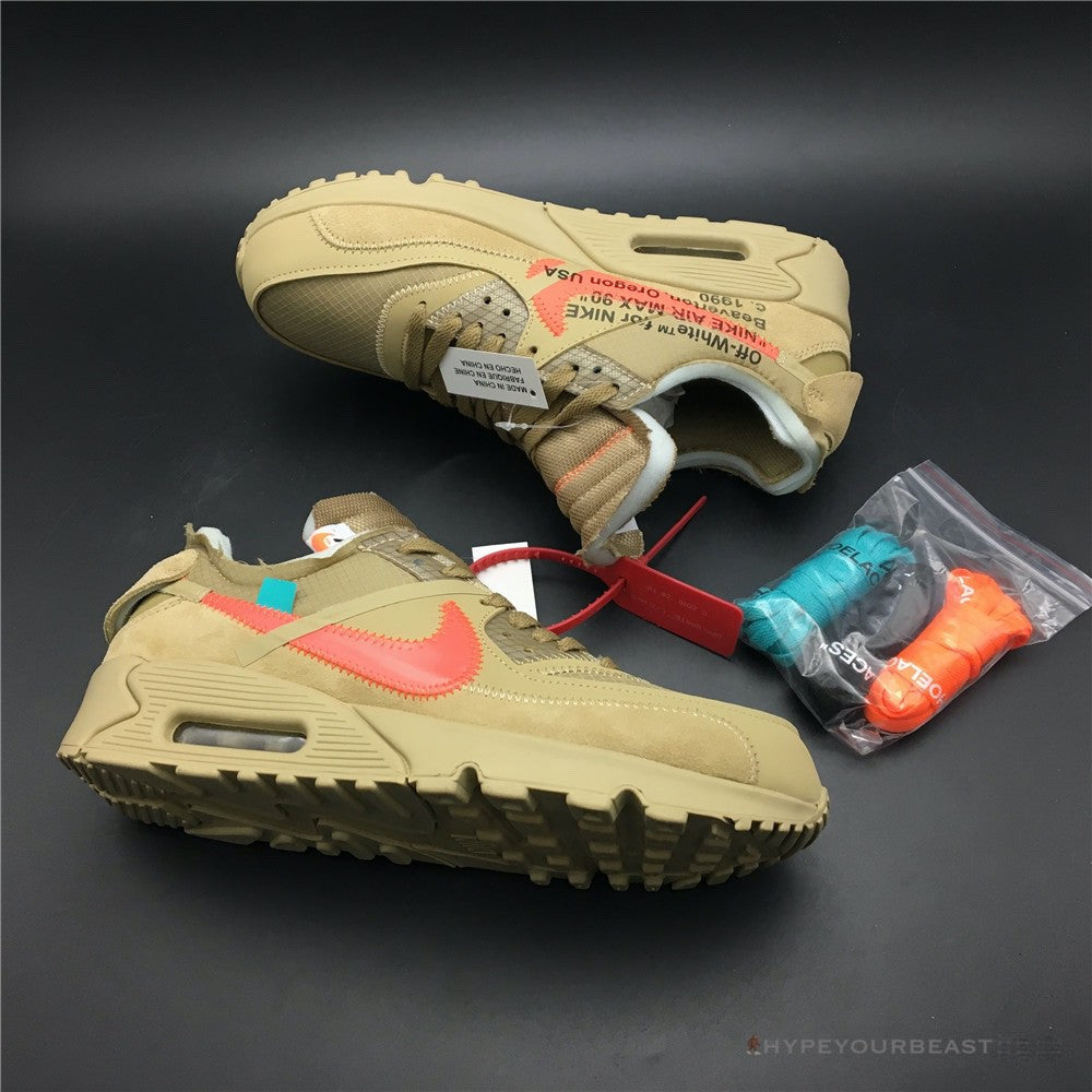 Off White x Nike Air Max 90 "Desert Ore"