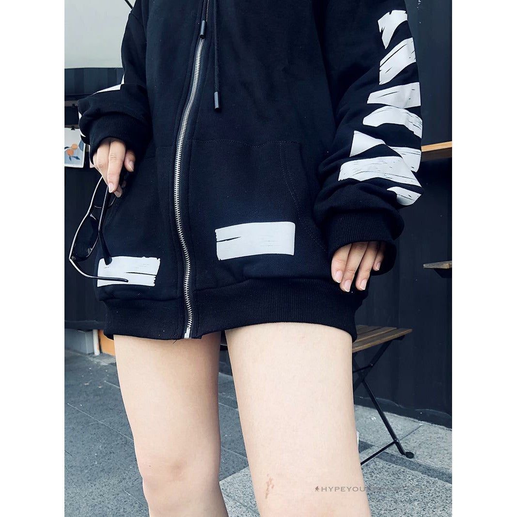 Off White Hoodie Seeing Things Black