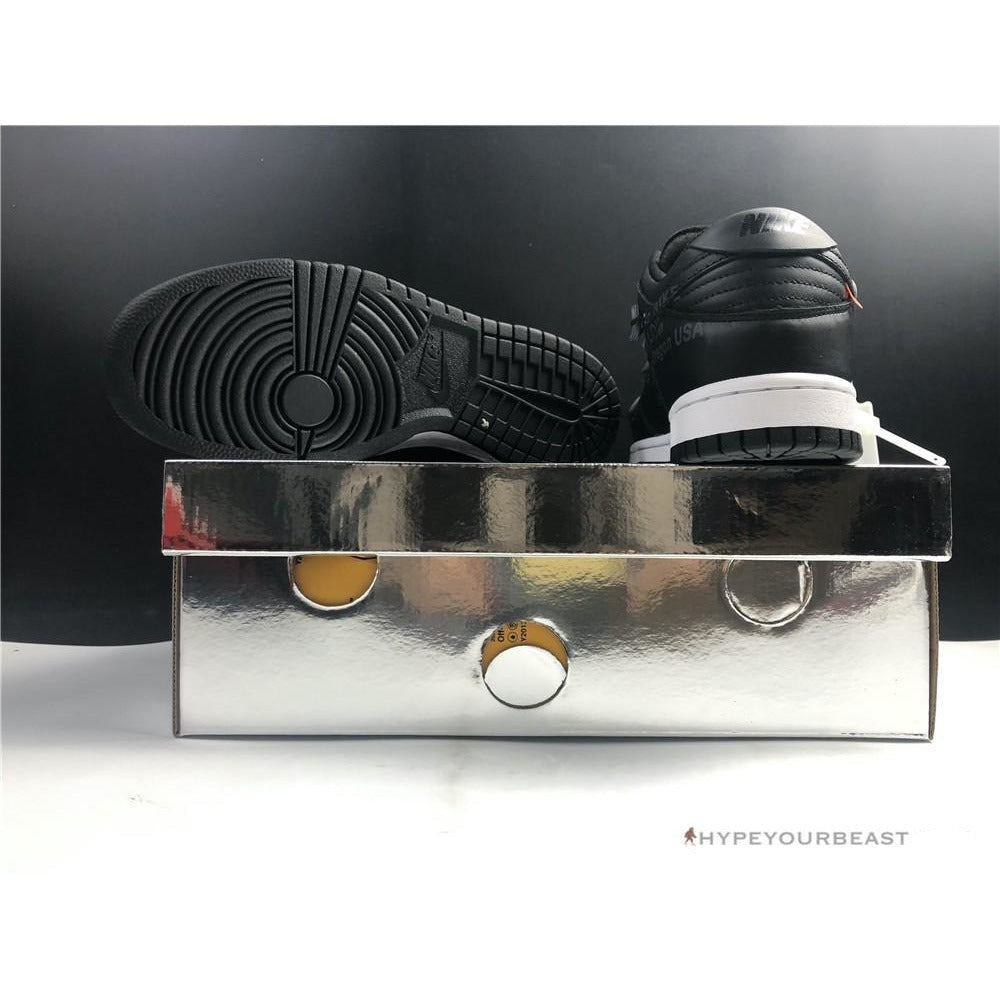 Off White X Nike Dunk Low Black