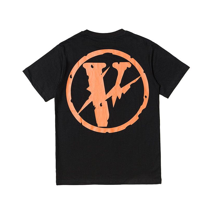 Vlone Orange and Black Tee Shirt