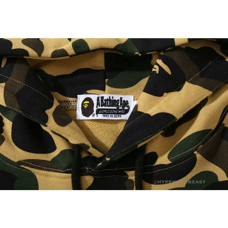BAPE Camouflage Kangaroo Hooded Hoodie Yellow