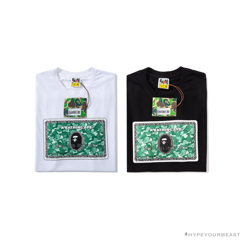 BAPE Spoof Dollar Bill Tee Shirt 'BLACK'