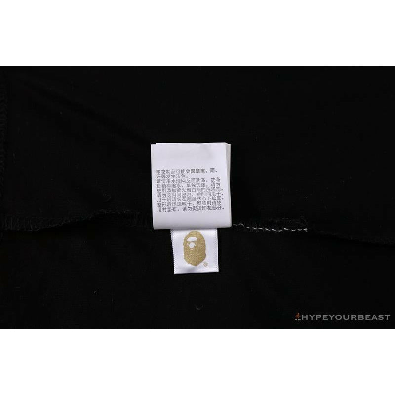 BAPE Baby Shark Blue Shark Tee Shirt 'BLACK'