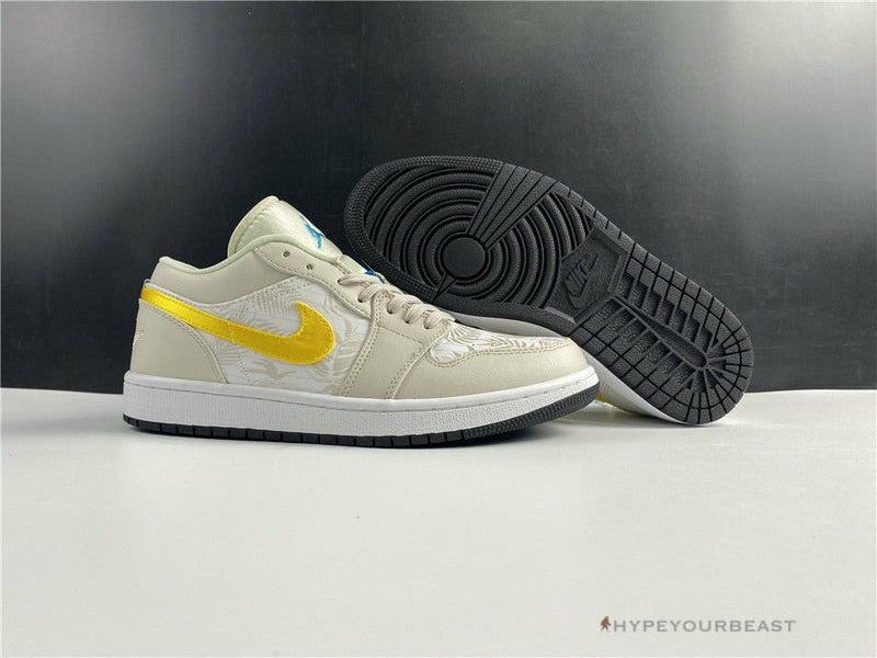 Air Jordan 1 Low 'Palm Tree Beige Yellow'