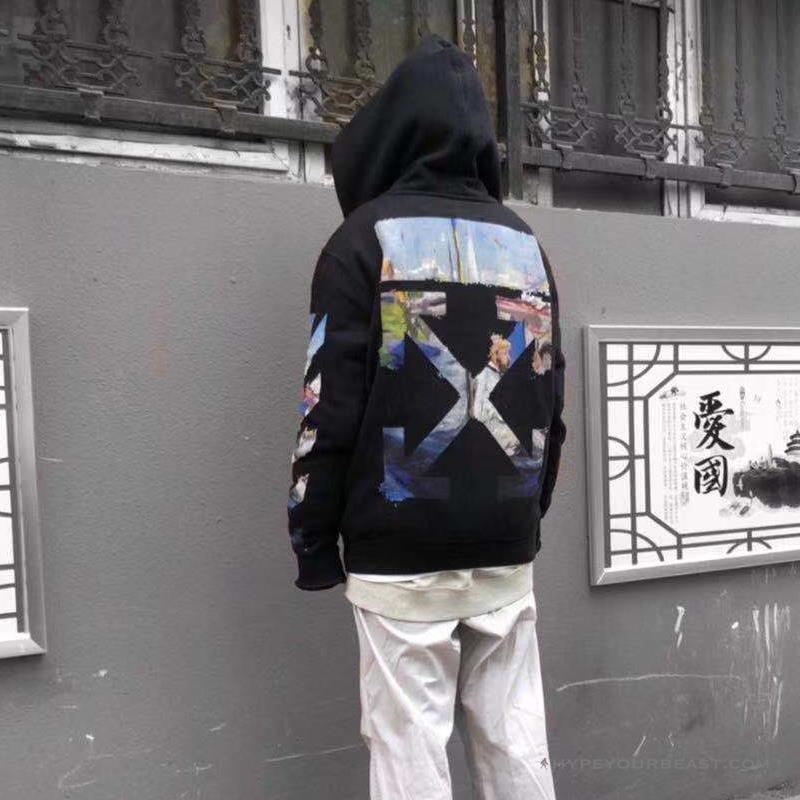Off White Hoodie Vincent Van Gogh Black