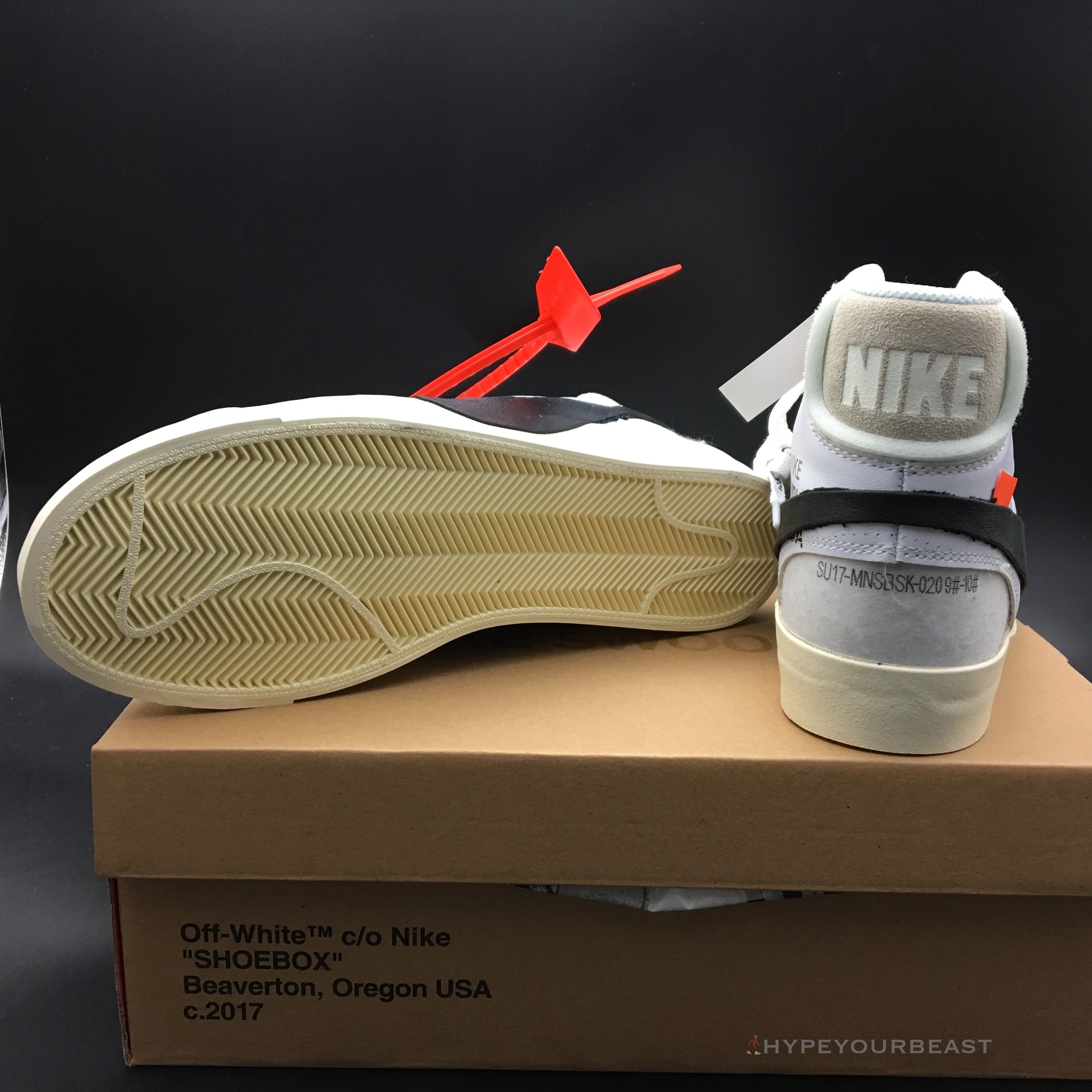 Off White X Nike Mid Blazer White