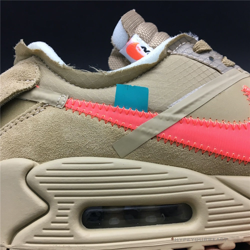 Off White x Nike Air Max 90 "Desert Ore"