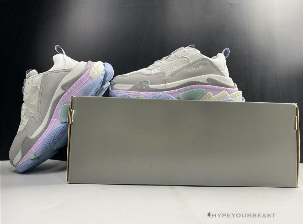 BCG Triple S Grey / Pink