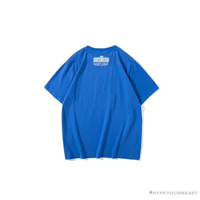 BAPE Baby Milo Sesame Street Carp Streamer Tee Shirt 'BLUE'