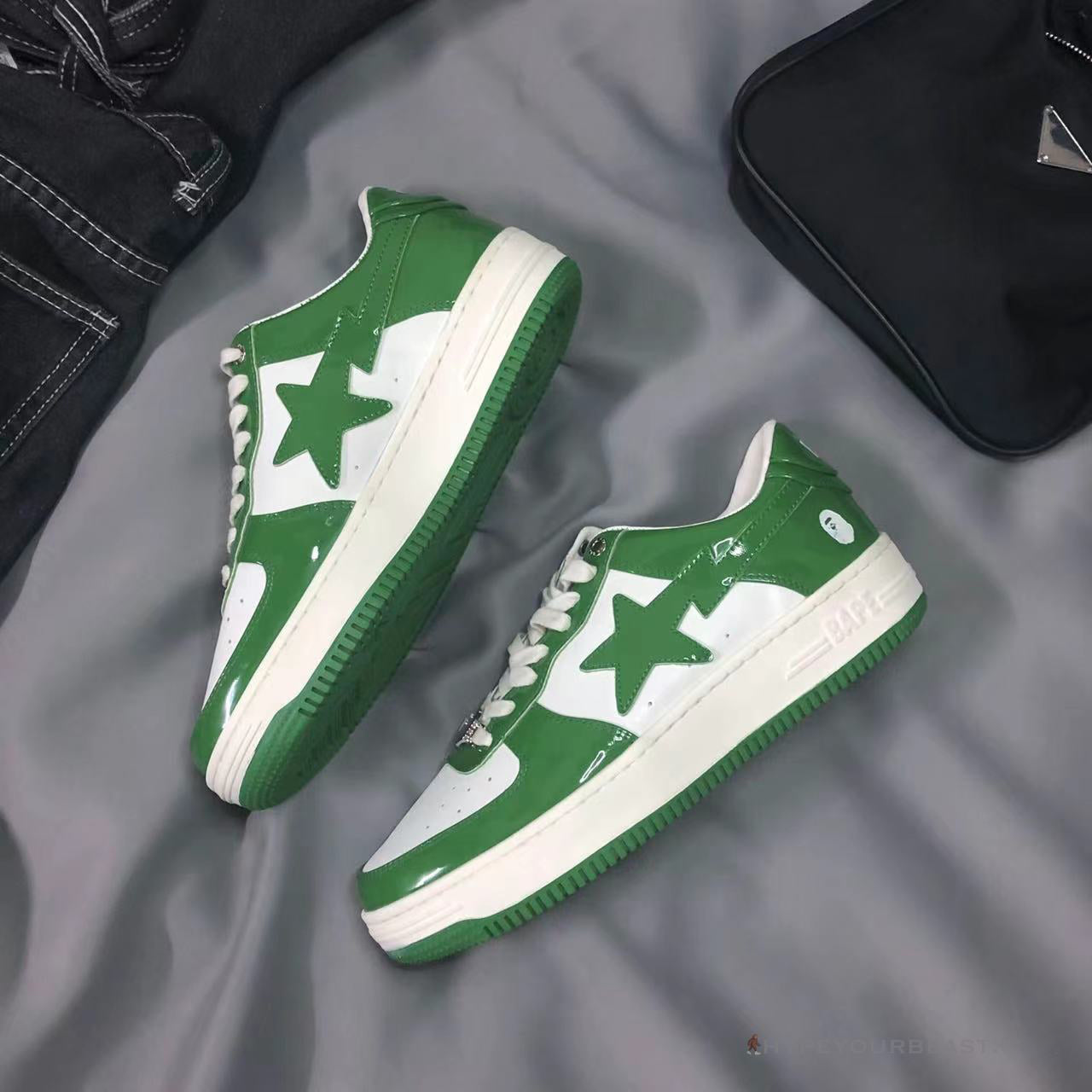 BAPE STA Low Top Sneakers Green