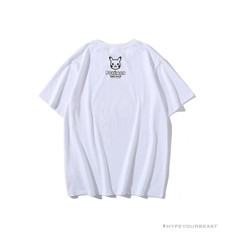 BAPE Pokémon Co-branded Ape Head Tee Shirt 'WHITE'
