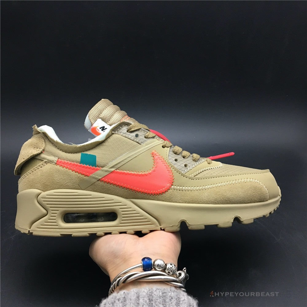 Off White x Nike Air Max 90 "Desert Ore"