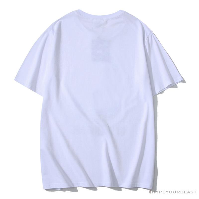 BAPE x MCM Camouflage Ape Head Tee Shirt 'WHITE'