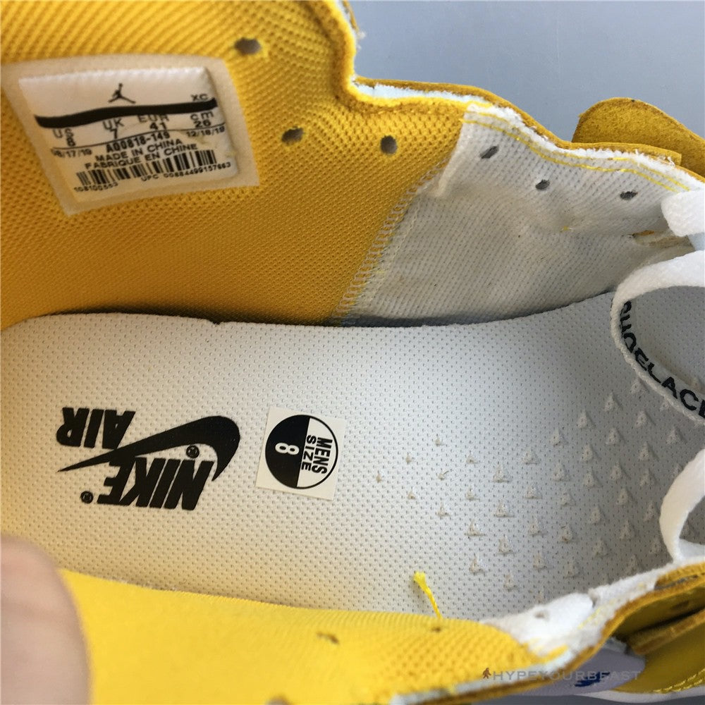 Off-White X Air Jordan 1 High Canary Yellow