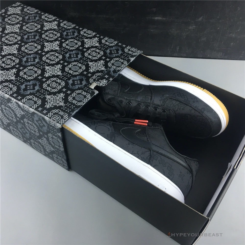Nike Air Force 1 X Clot "Black Silk"