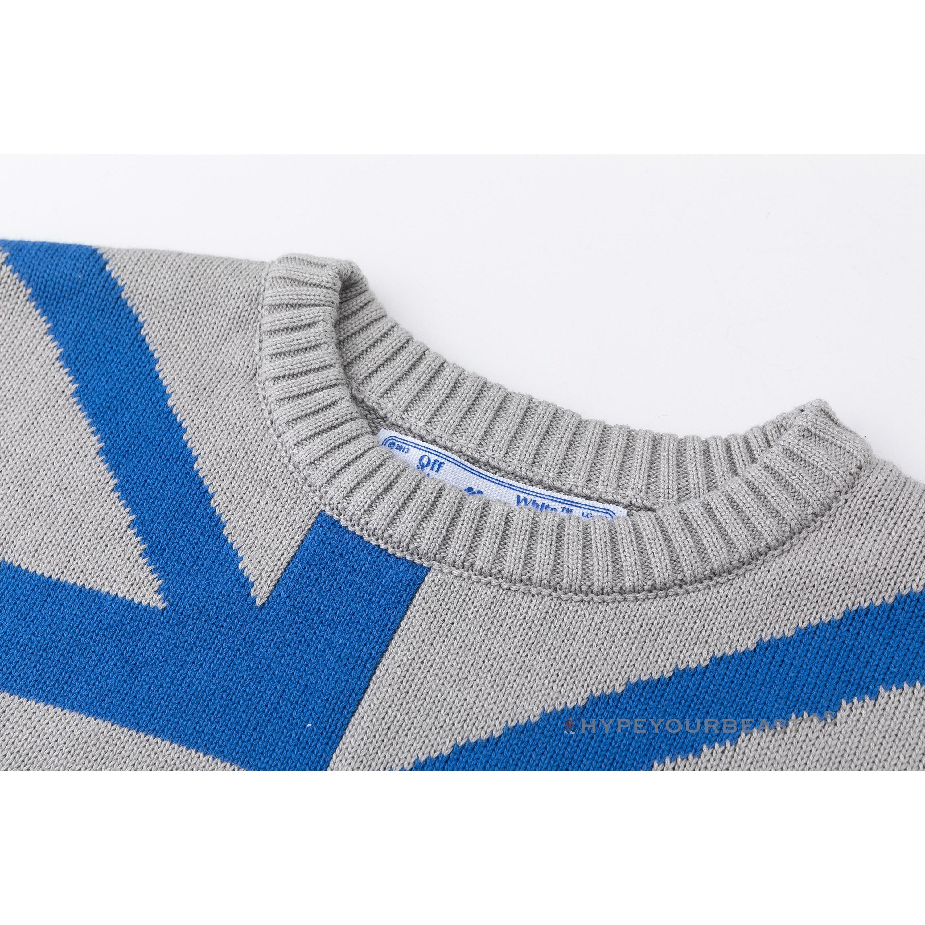 Off-White Shirt Blue Arrow