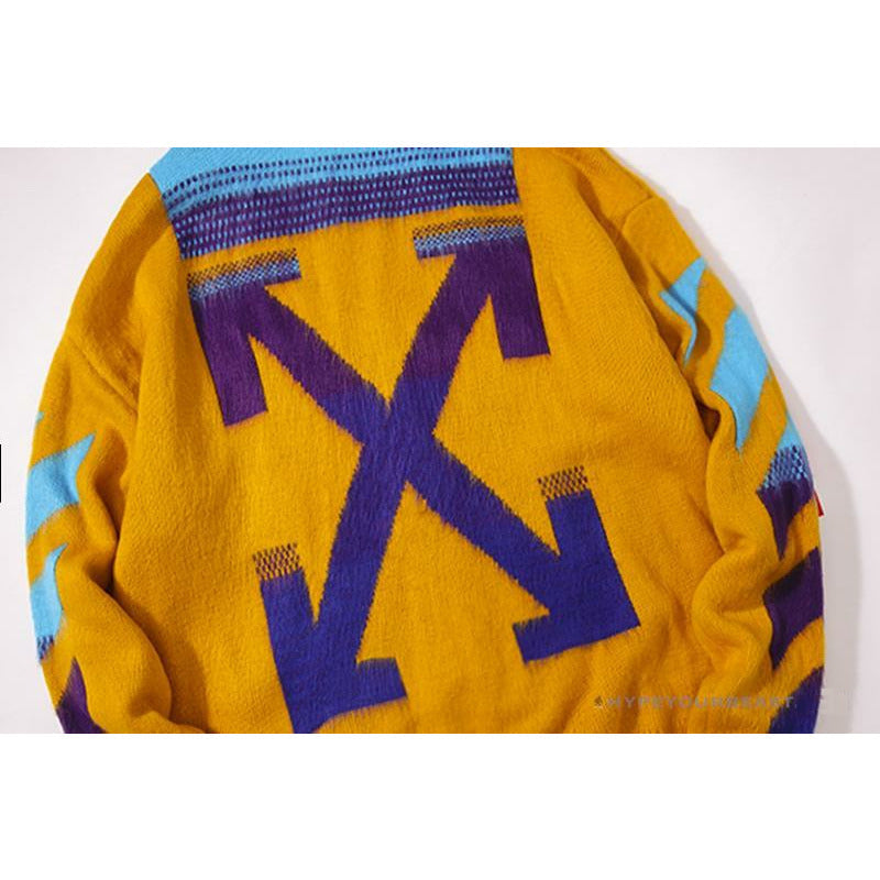 Off White Hoodie Yellow